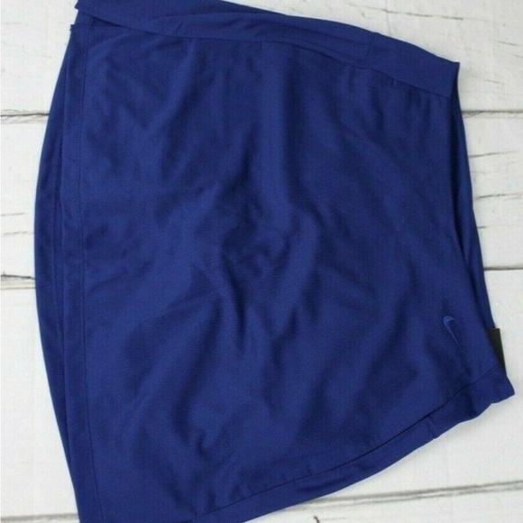 BRAND NEW WITH TAGS - NIKE DRI-FIT GOLF SKIRT (BLUE/NAVY, XS) - Picture 2 of 7